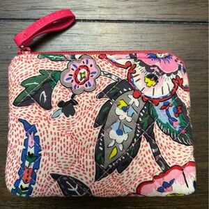 Vera Bradley Pink Floral Wristlet